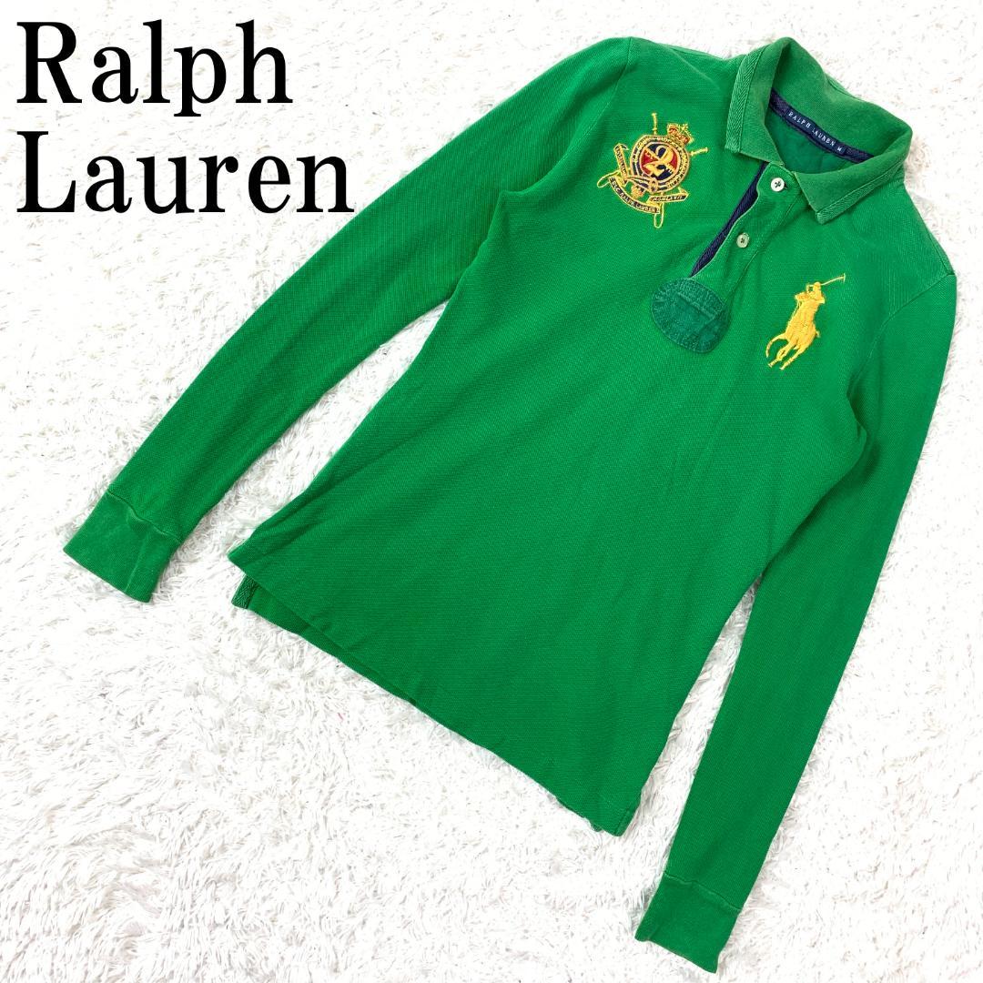 Ralph Lauren ラルフローレン 長袖ポロシャツ グリーンM B9140