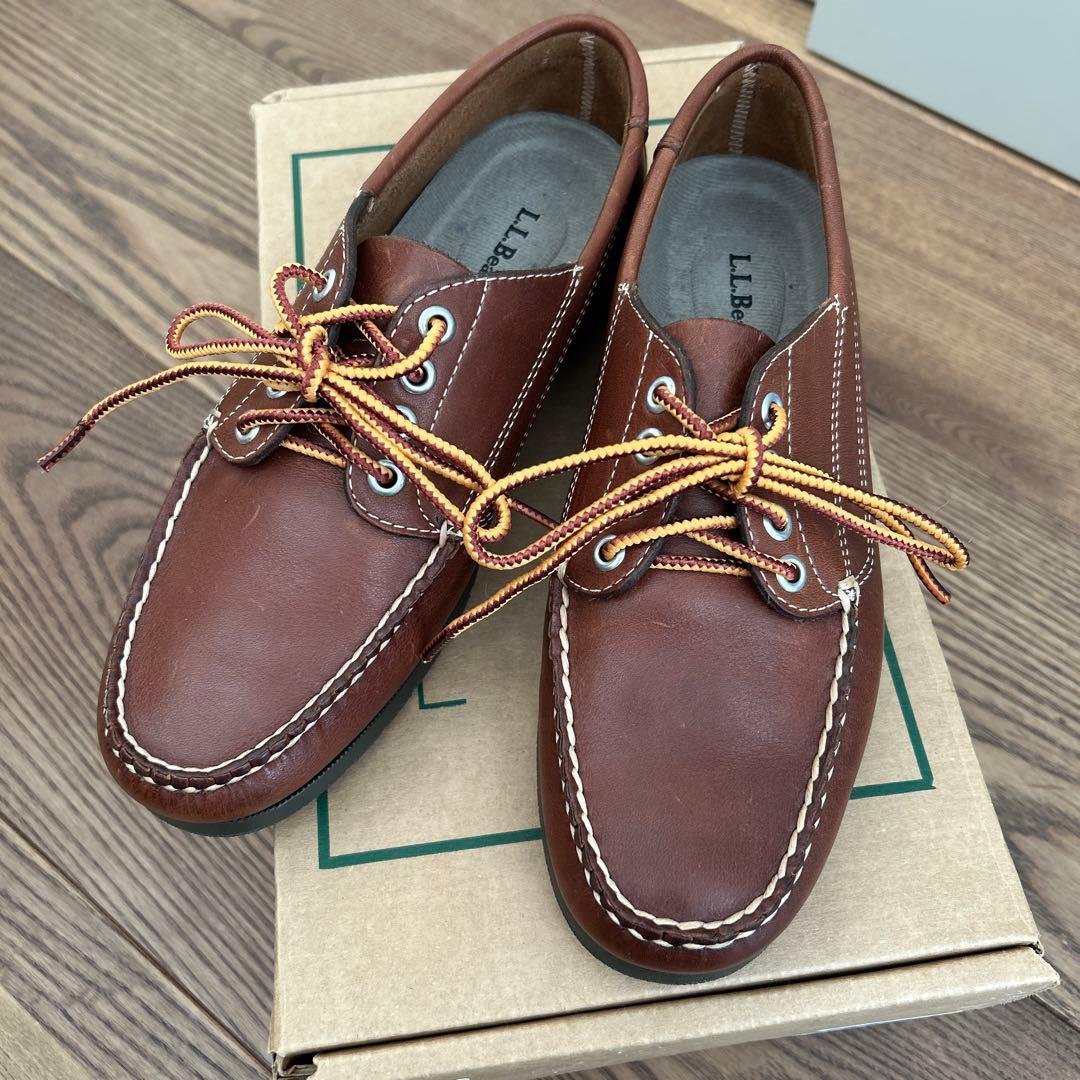 L.L.Bean エルエルビーン ハンドソーン モカシンブルーチャー モック25cm L.L.Bean