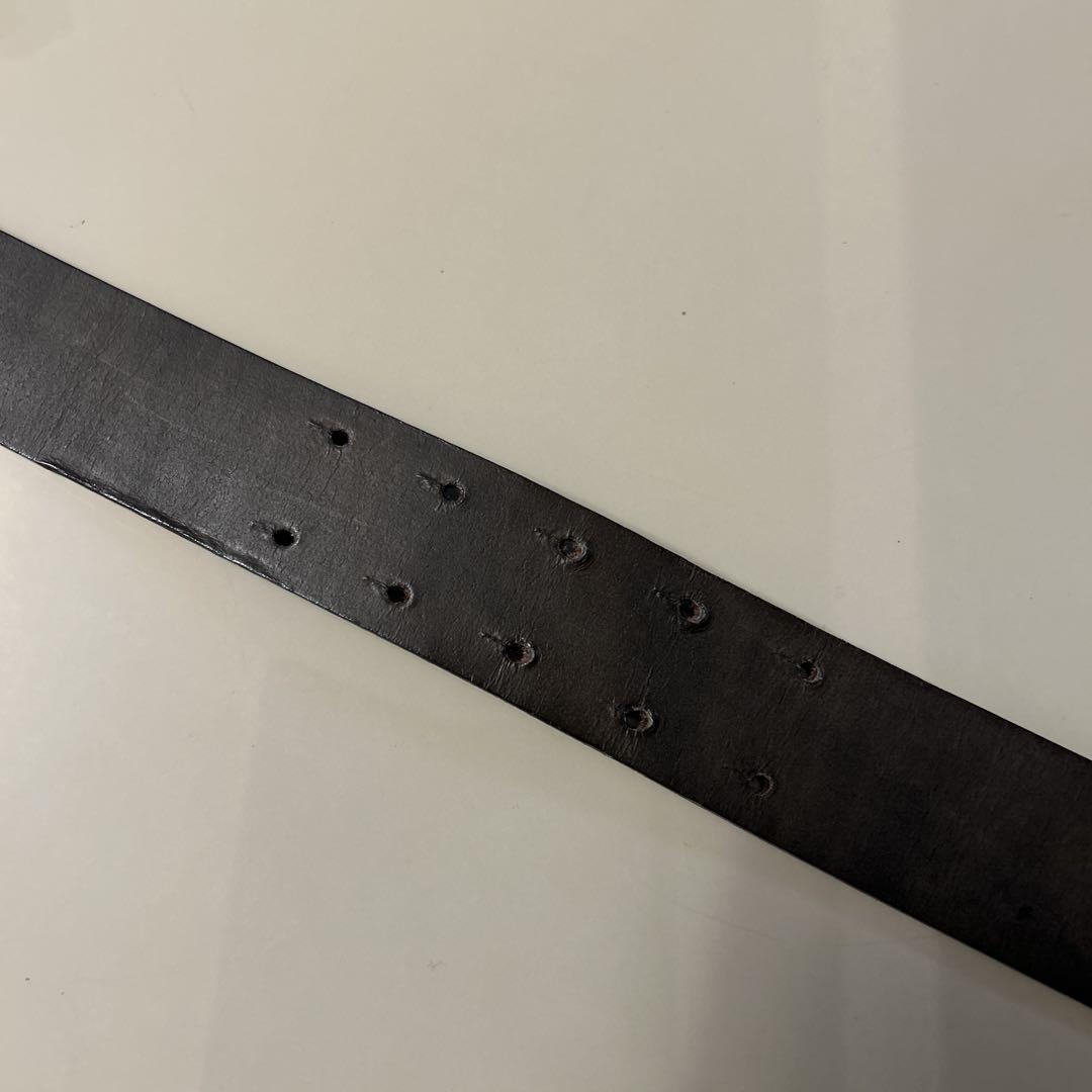 美品　ジャストカヴァリ ブラウン ベルト ストーン付き 90cm