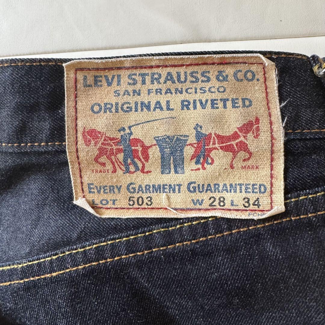 Levi's 501XX ダークデニム W28 L34 Levi's 503 ダークデニム W28 L34 - メルカリ