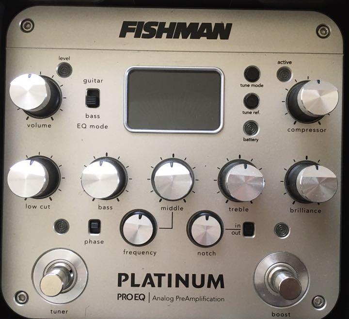 国内外の人気が集結 FISHMAN Platinum Pro EQ/DI Analog Preamp