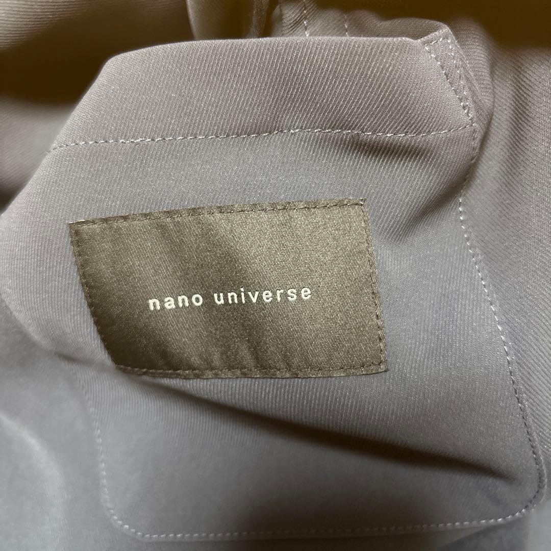 【新品タグ付・M】ナノユニバース ドレープワイドジャケット D.ネイビー 【新品タグ付・M】ナノユニバース ドレープワイドジャケット D.ネイビー