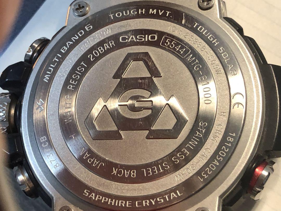 G-SHOCK CASIO MTG-B1000D-1AJF ソーラー電波時計