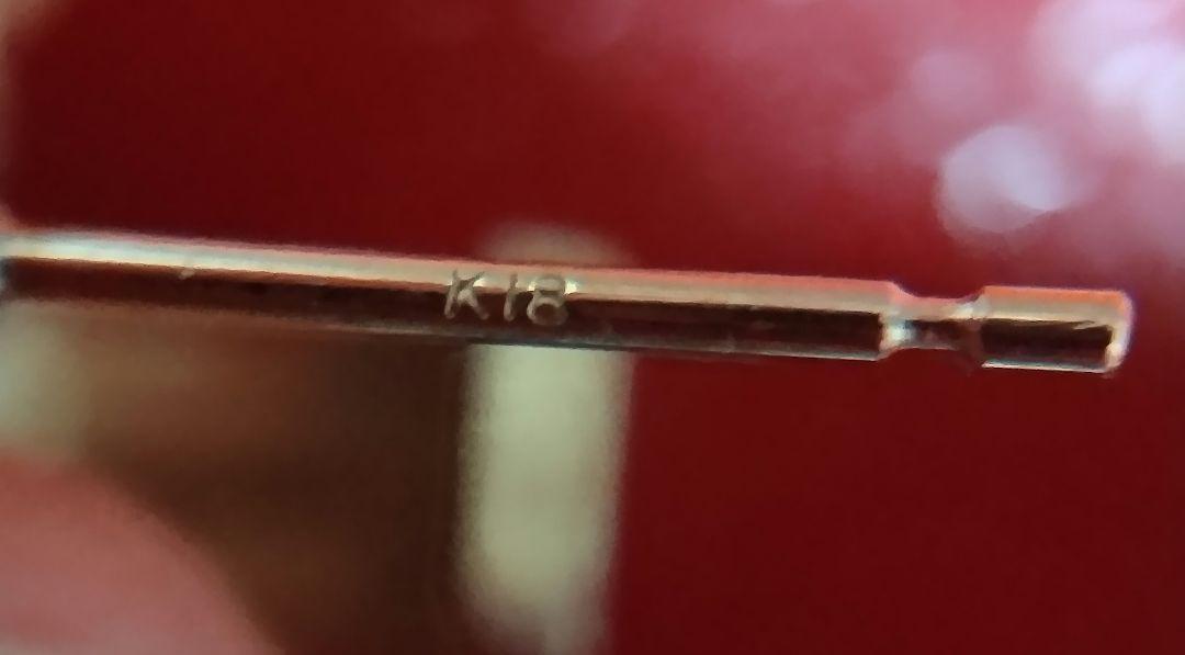 【本物新品保証】 クレージュ ピアス 両耳 シルバー×K18 コンビ シリコンキャッチ付き アクセサリー