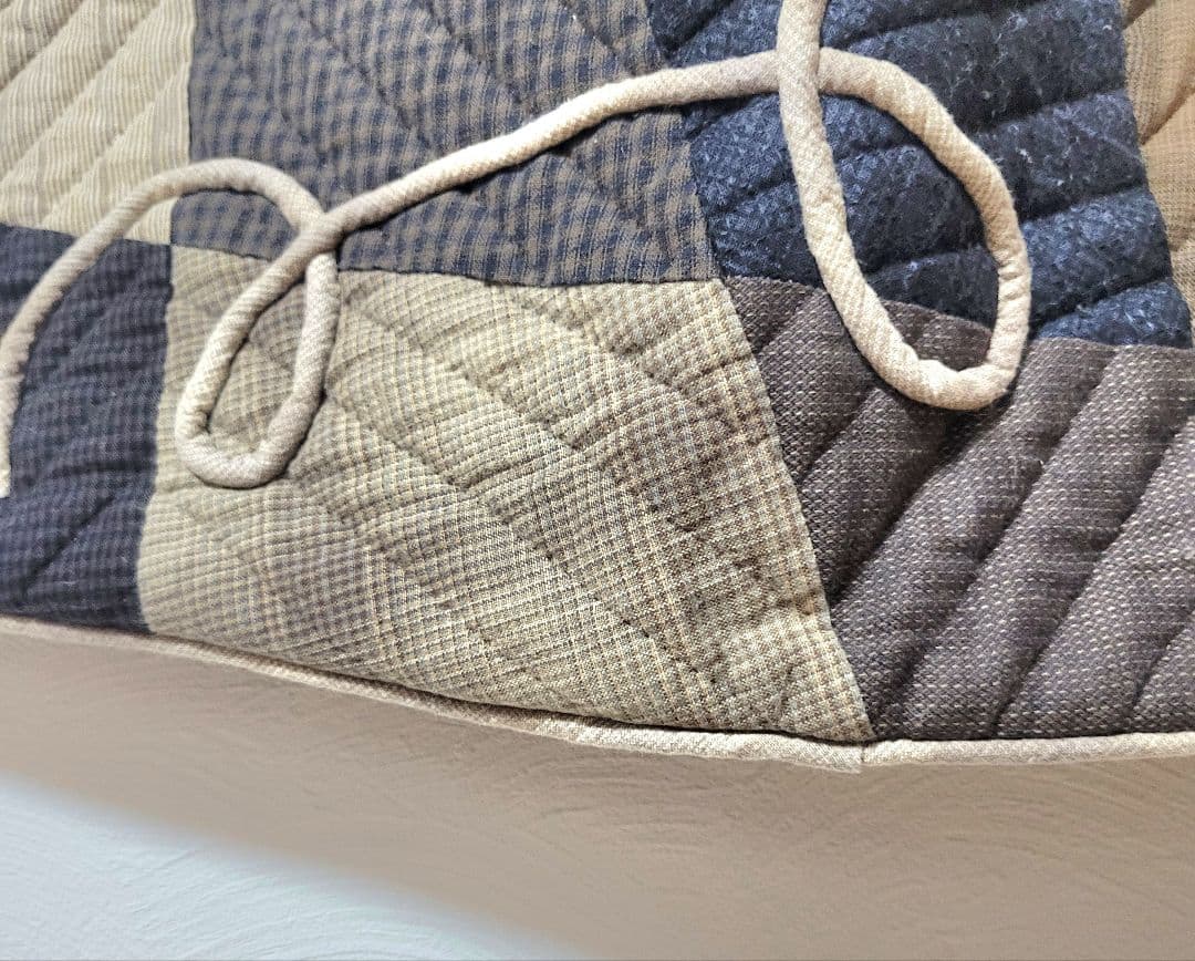 先染め生地の創作バック