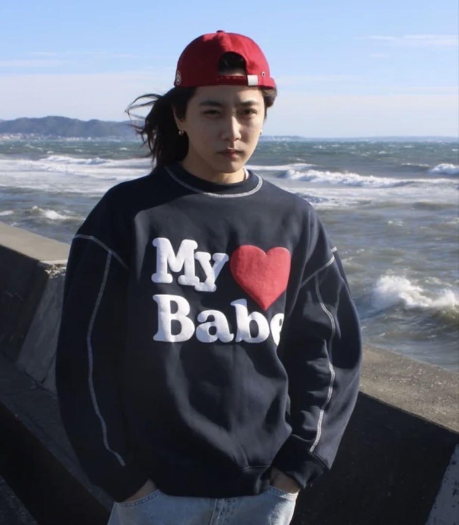 My Sugar Babe ネイビー スウェット