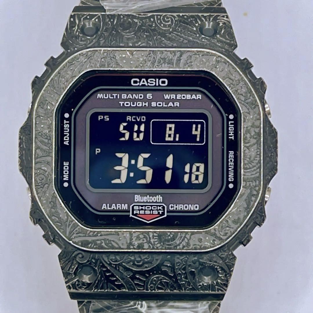 新品　G-SHOCK GW-B5600HR-1JF メタルカスタム ペイズリー