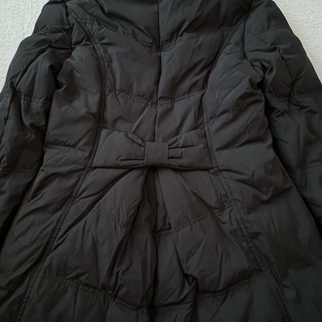 RUIRUE BOUTIQUE フォックスファーバッスルスタイルダウンコート