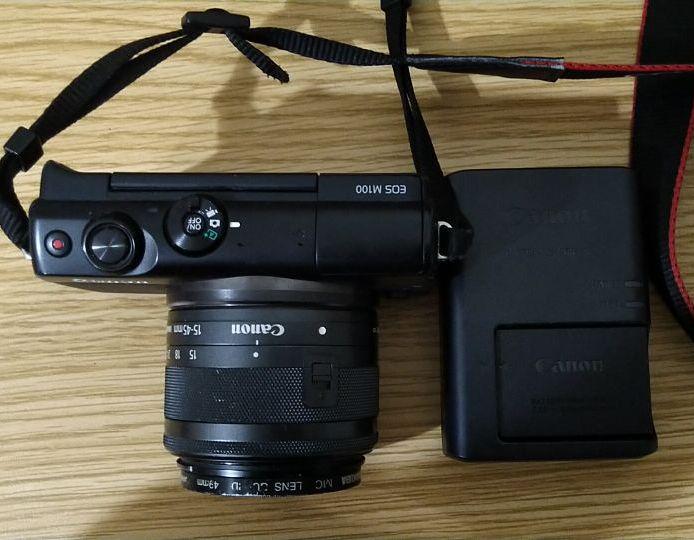 ブラック系【メーカー直売】 【7/28yui様専用】Canon EOS M100 BK 【訳あり】 レンズ付けますSONY ILCE−7SM2 α7s2 総ショット764枚! デジタルカメラ
