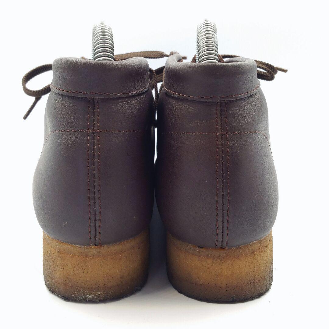 格安新作登場 ほぼ新品未使用 Clarks クラークス ワラビー ブーツ ブラウン レザー ulYUG-m34659011546 格安SALE