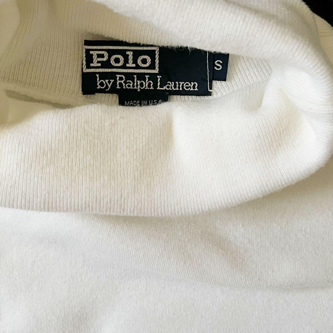 90s USA製 POLO Ralph Lauren ハイネックカットソー