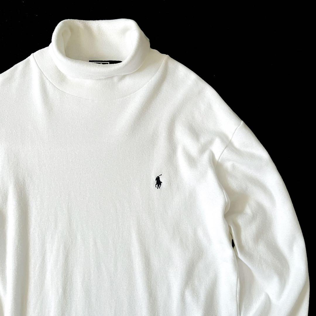 90s USA製 POLO Ralph Lauren ハイネックカットソー