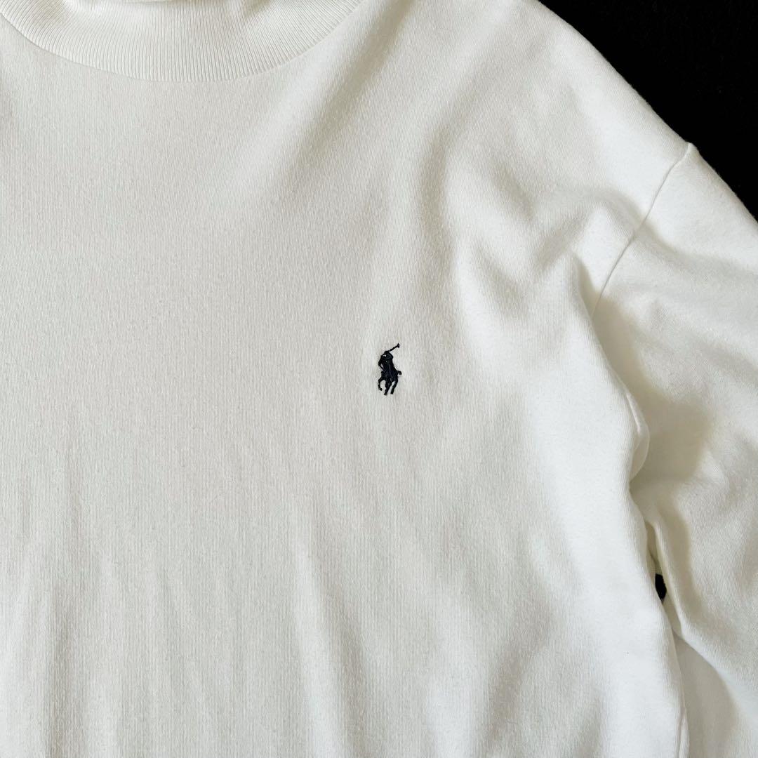 90s USA製 POLO Ralph Lauren ハイネックカットソー