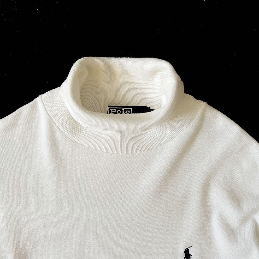 90s USA製 POLO Ralph Lauren ハイネックカットソー