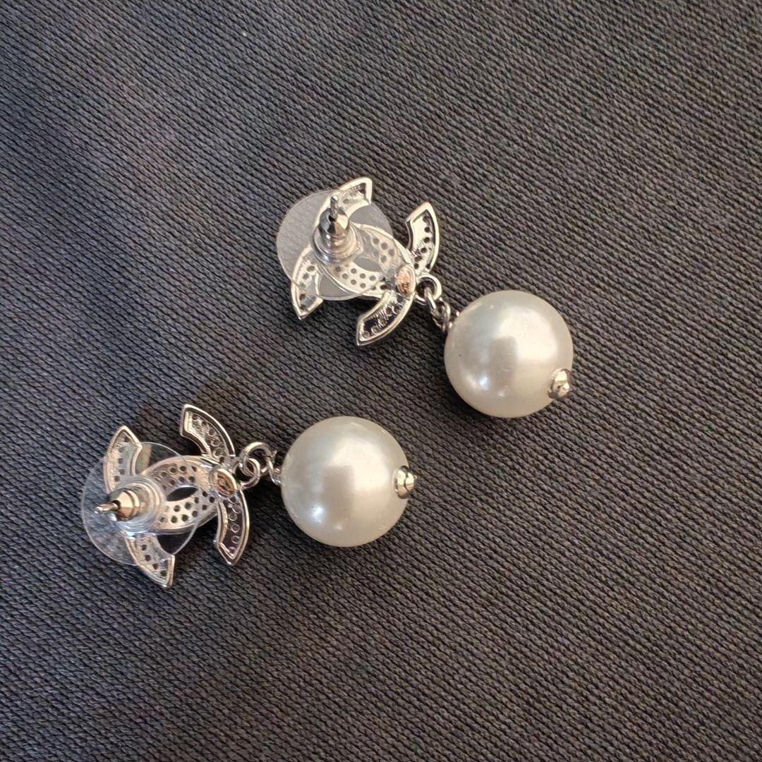 CHANEL ピアス CCマーク パール