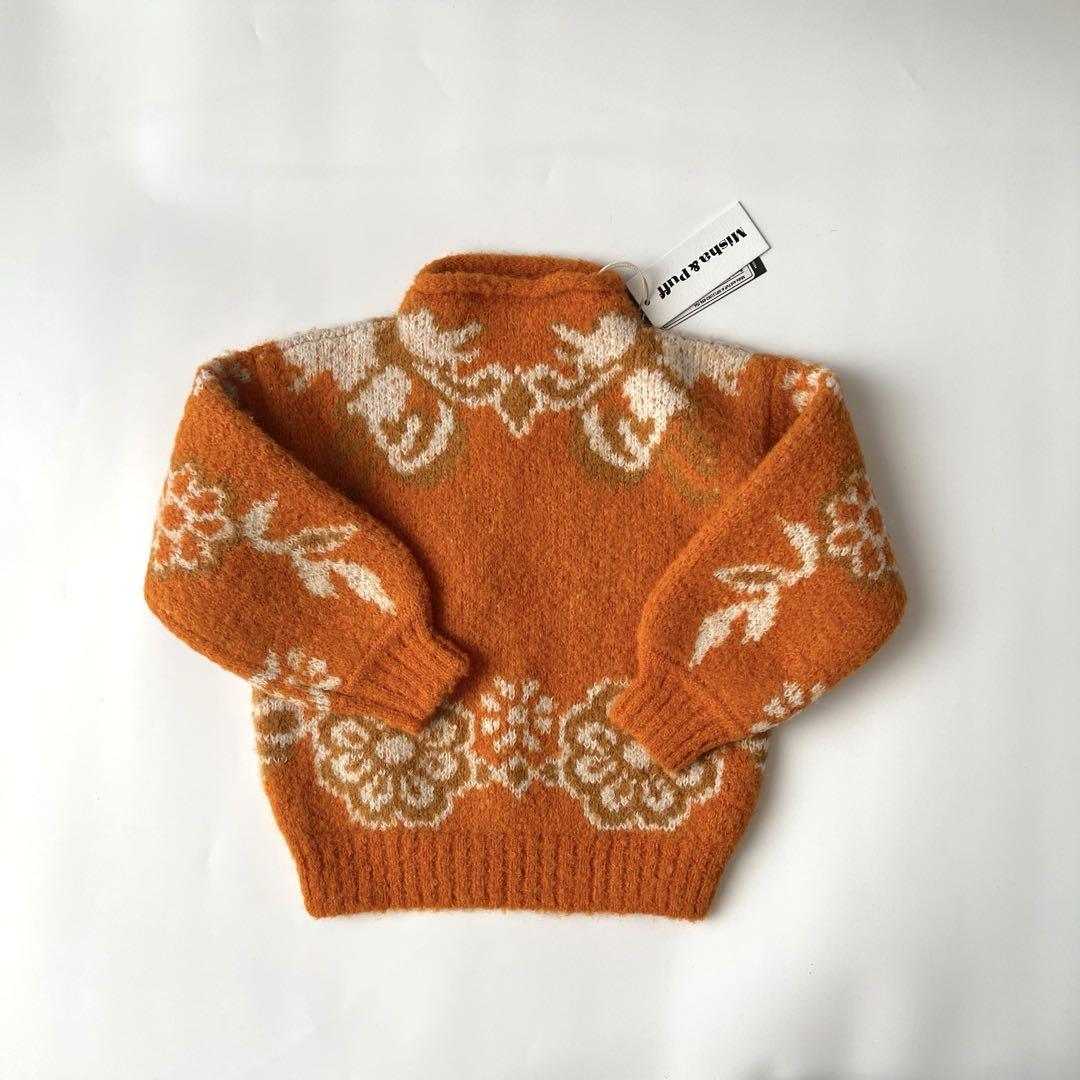 misha&puff Boucle Simple Sweater 4y
