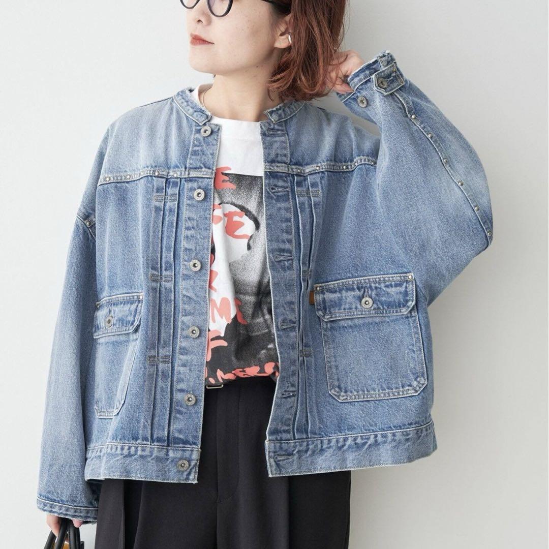 スピック&スパン 51/2 1ST-LINE STUDS DENIM ジャケット