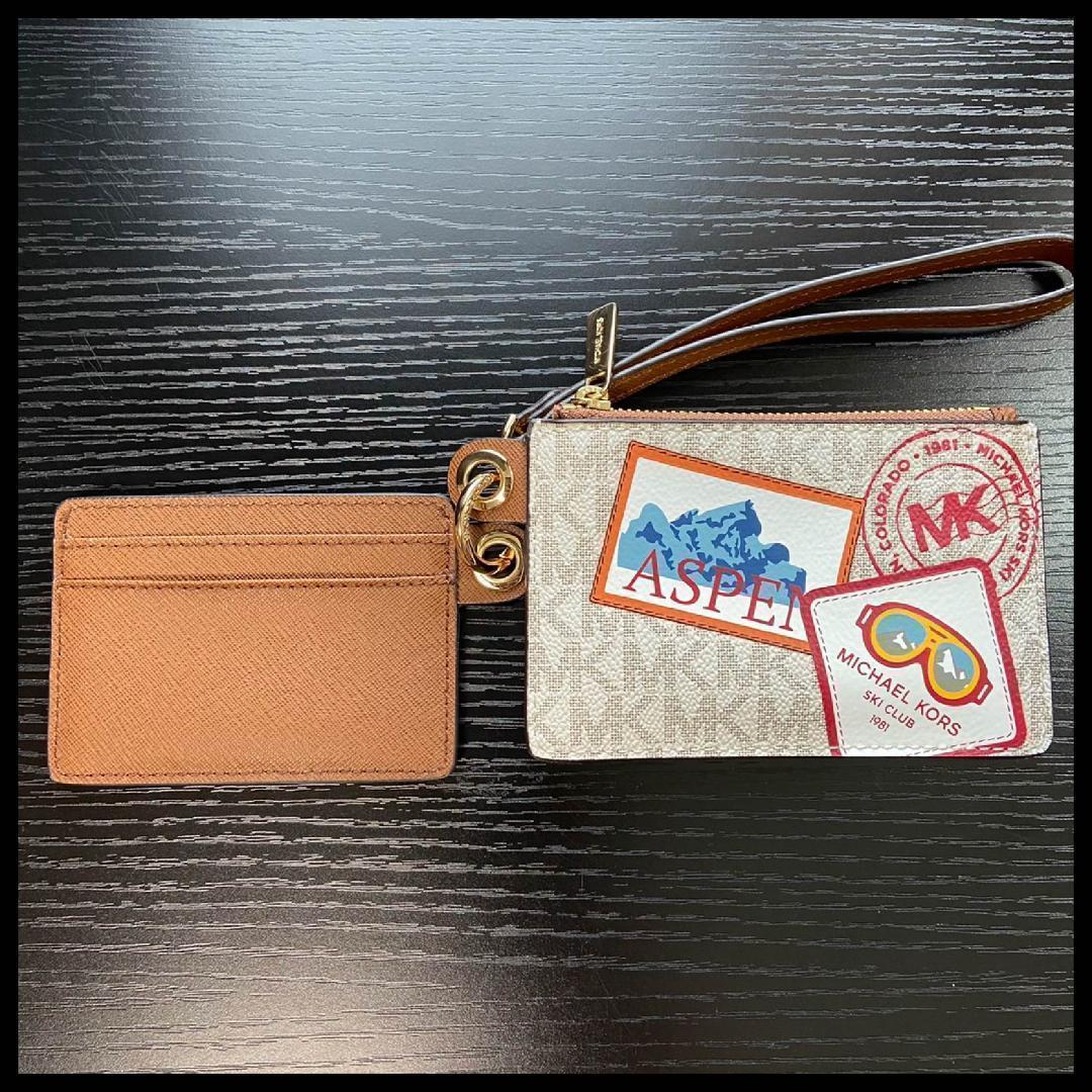 マイケルコース カードケース コインケース 小銭入れ キーリング シグネチャー マイケルコース MICHAEL KORS マイケルコース コインケース