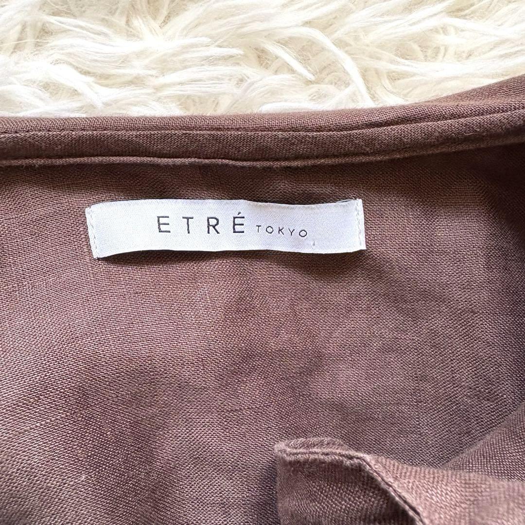 限定】ETRE TOKYO リネンワイドカラーシャツ ビッグシルエット
