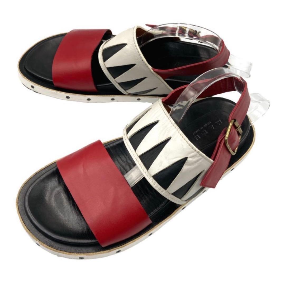 MARNI マルニ レザー サンダル 2016ss28cm marni