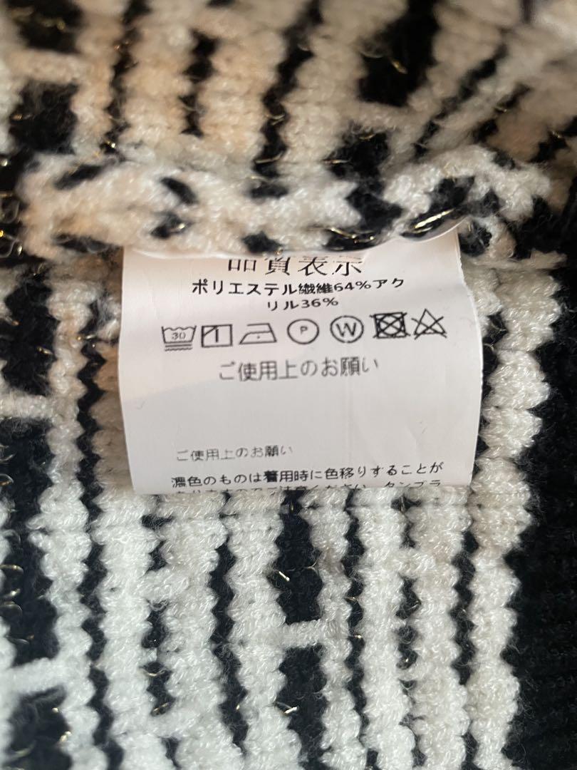 Otte ノーカラーチェックジャケット