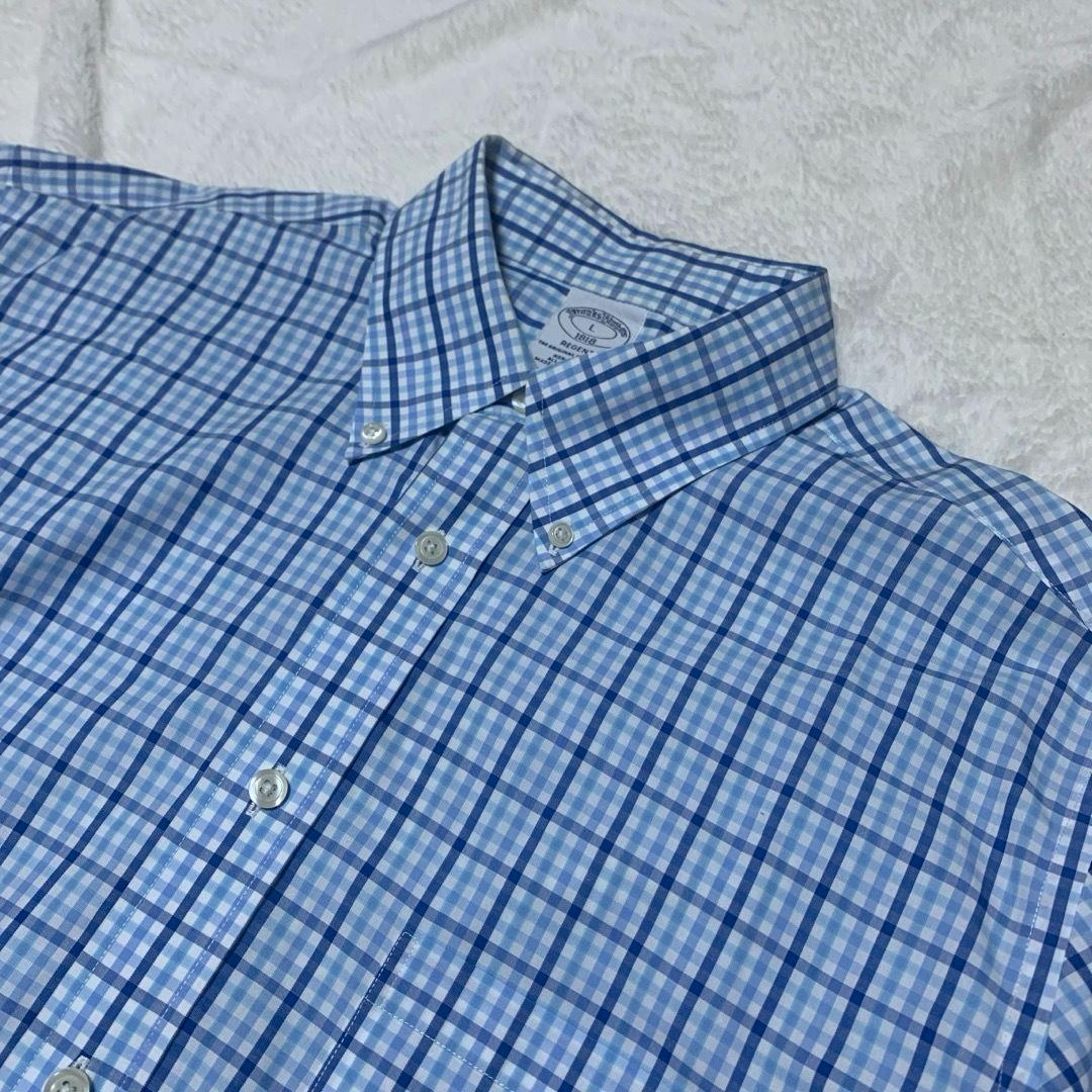 ブルックスブラザーズ　regent チェックシャツ　L