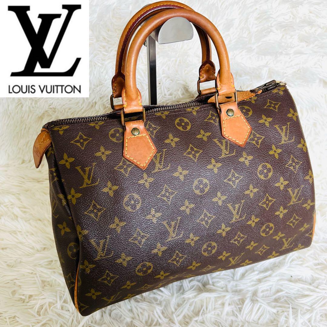 【良品】LOUIS VUITTON スピーディ30 モノグラム ミニボストン 画像1