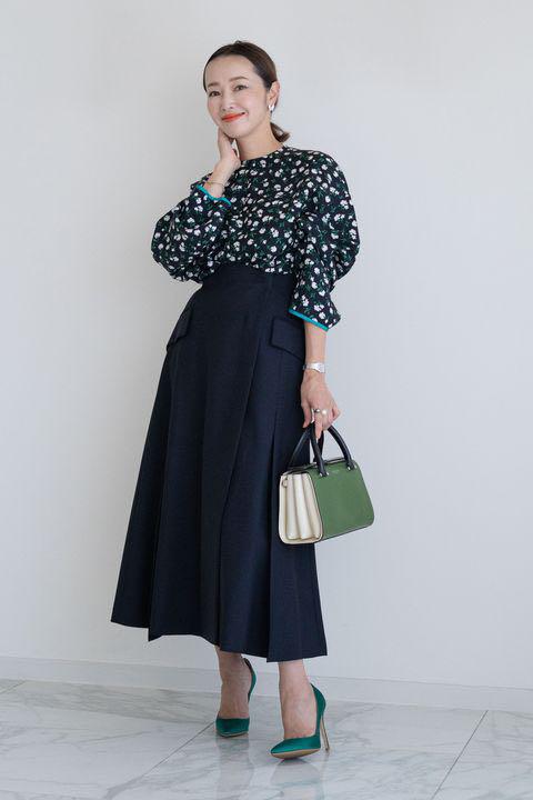 NEW新品 美品 ebure スカート ネイビー 36 Qm79X-m34679581284 人気得価