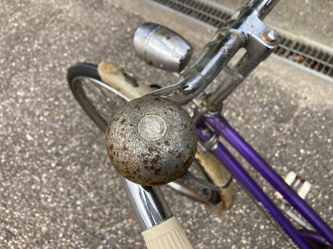 修理済み 昭和 レトロ 自転車 実用車 シオノ ロッドブレーキ