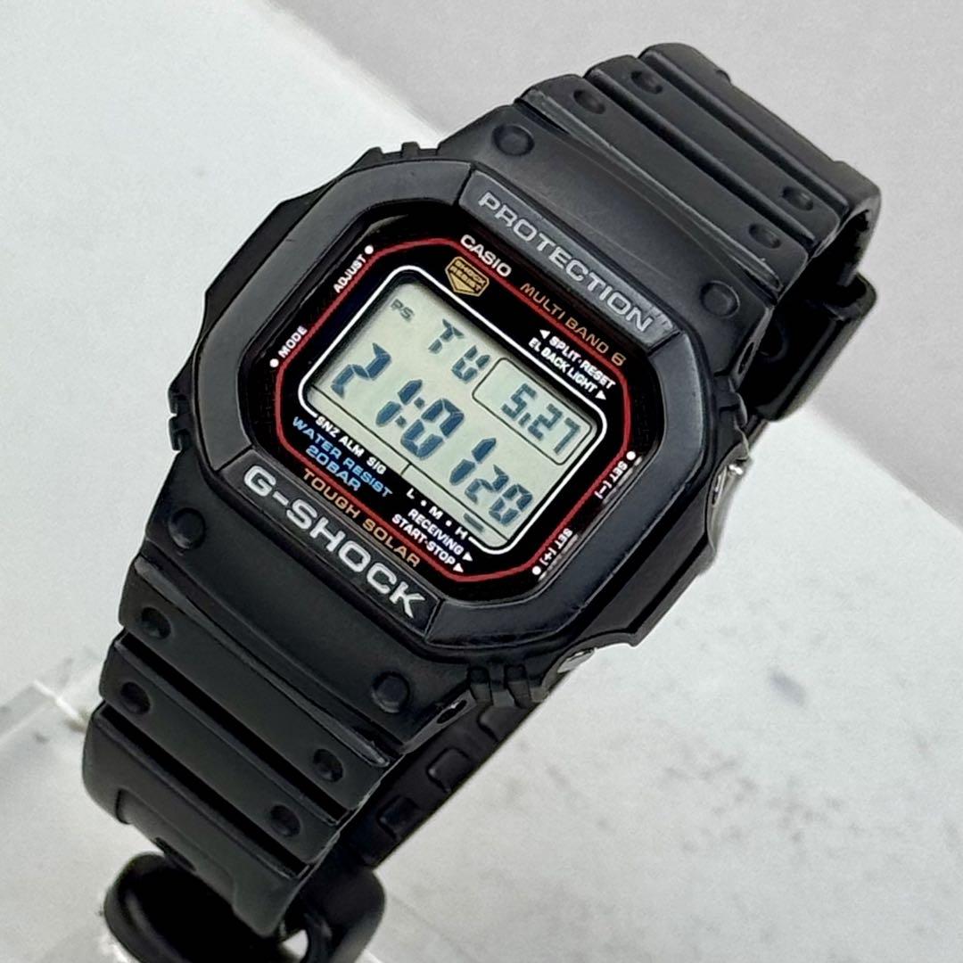 美品 G-SHOCK GW-M5610 電波ソーラー ブラック スクウェア 稼働