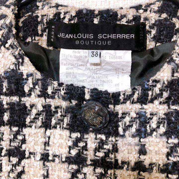 特価格安 jean louis scherrer ツイード ジャケット コート ケープ inEfG-m34681971210 NEW新品