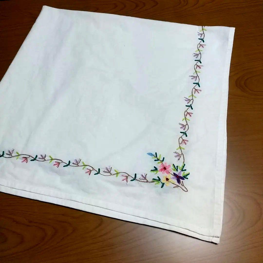 ビンテージ テーブルクロス 刺繍入りクロス