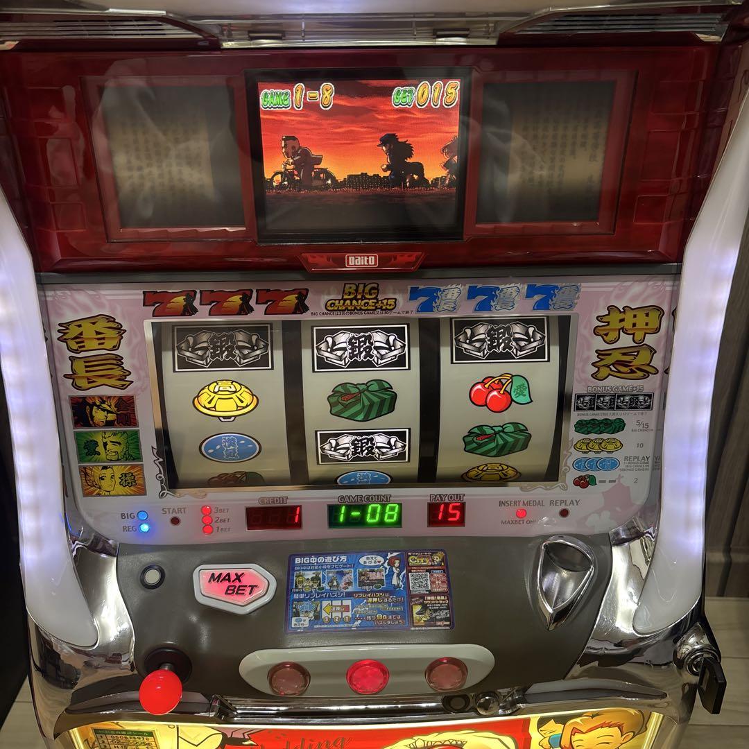 パチスロ実機 押忍！ 番長　初代　ウエディングパネル 美品