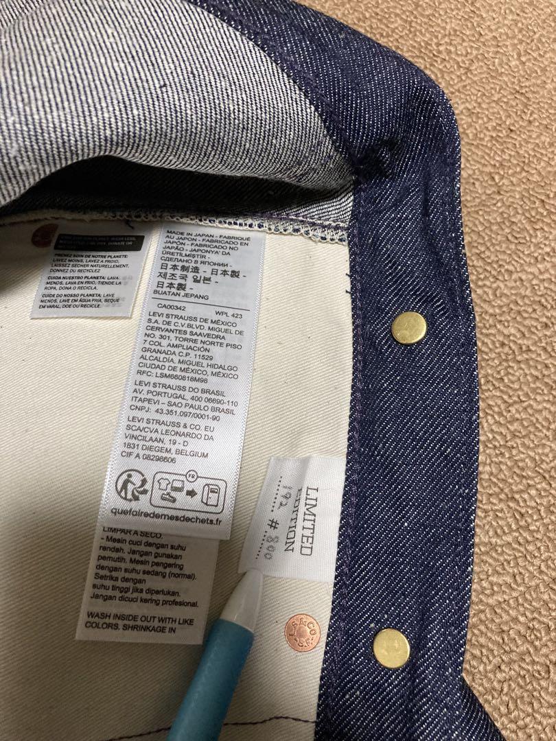 新品 LEVIS LVC 1910s 333 デニムパンツ W34 L32