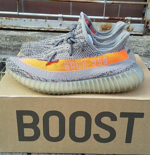 人気が高 売り切りプラチナカラー BOOST 350 BERUGA KFSWH-m34692722400 ユーズドYEEZY HOT本物保証