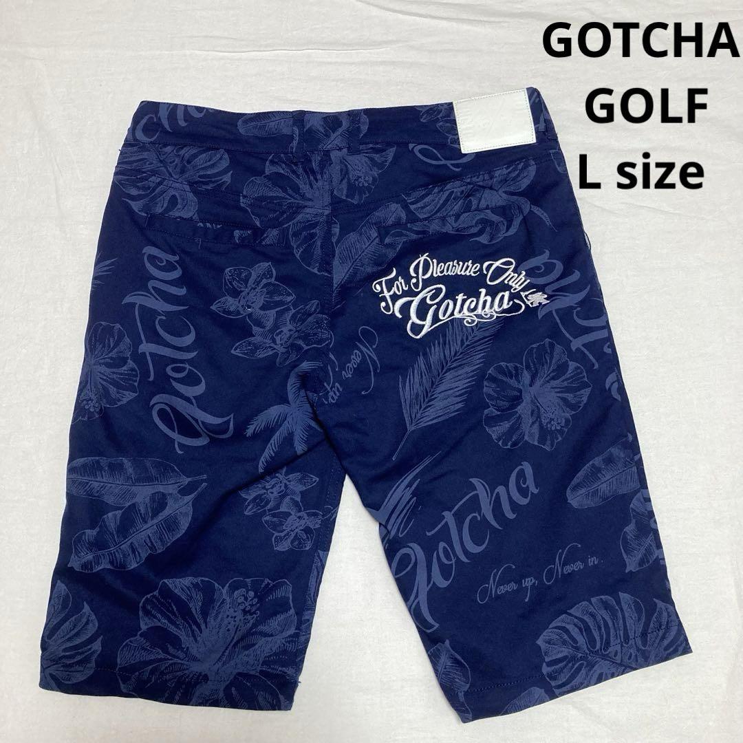 GOTCHA ガッチャゴルフ ストレッチショーツ ハーフパンツ 総柄 美品