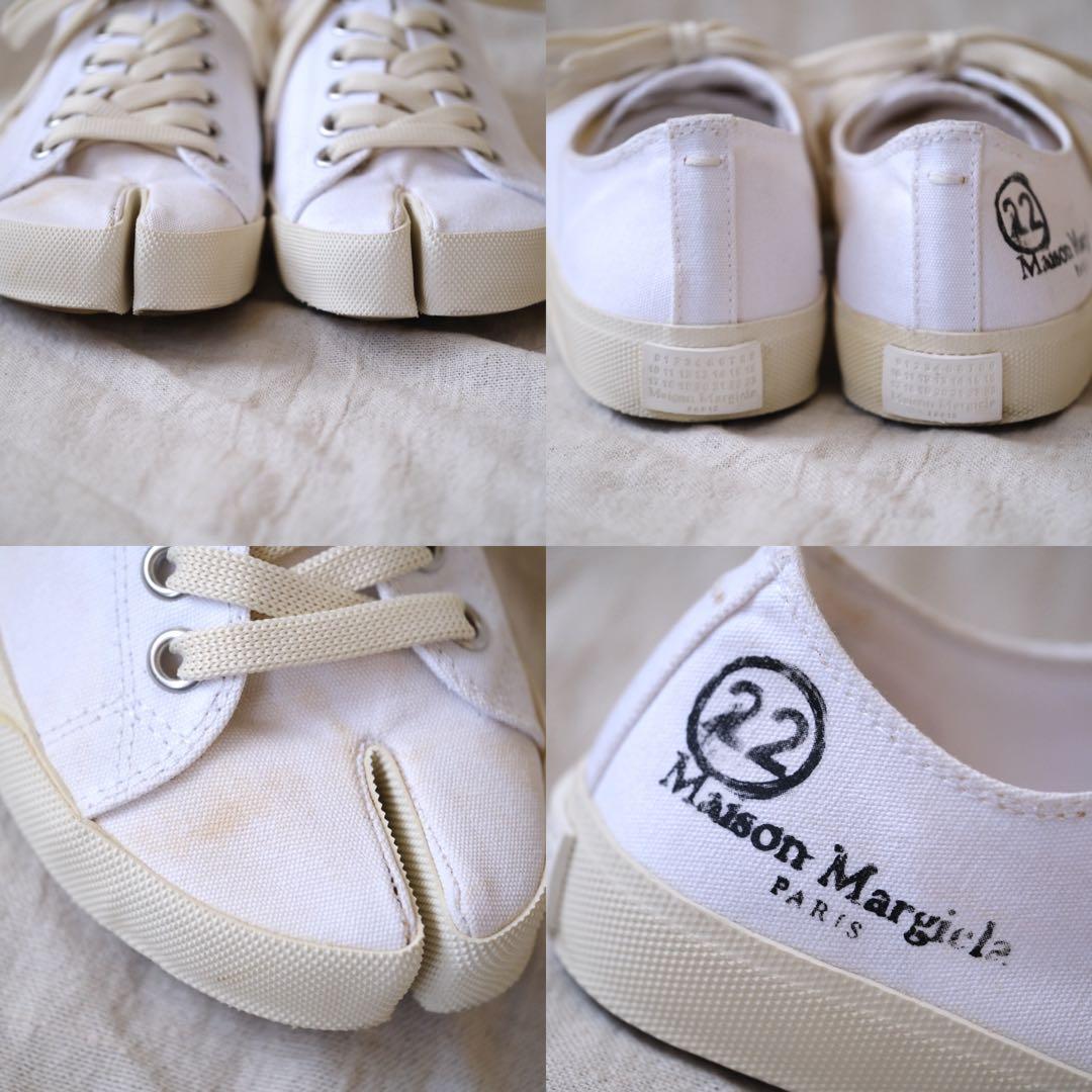 ☆送料関税込☆MAISON MARGIELA タビキャンバス スニーカー☆ Martin Margiela メゾンマルジェラ キャンバスタビスニーカー37