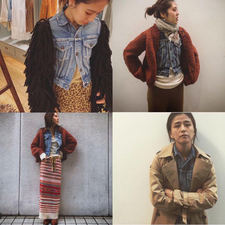 未使用］nowos ノーウォス Fabiane roux デニムジャケットS
