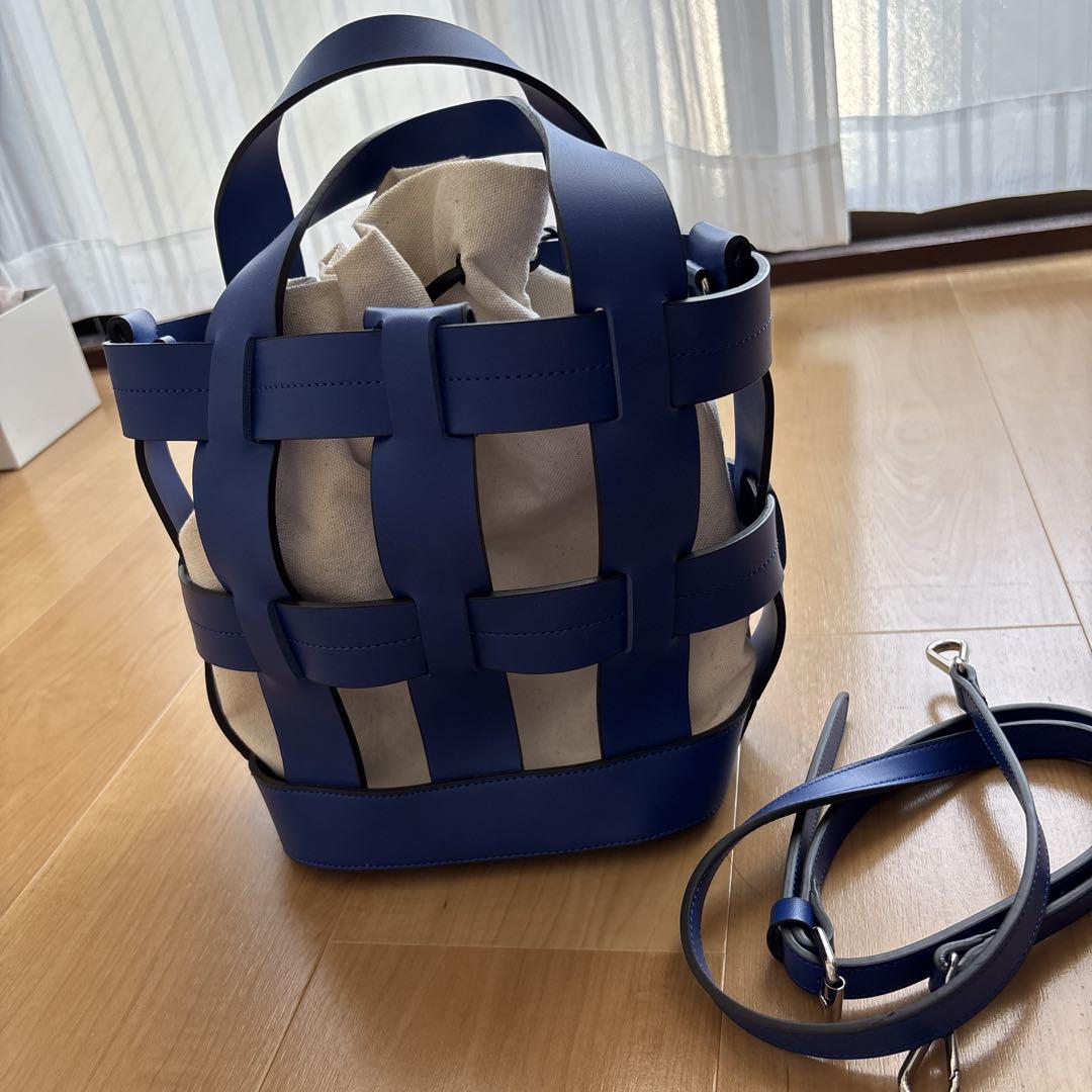 ブルーパラン　バッグ　美品