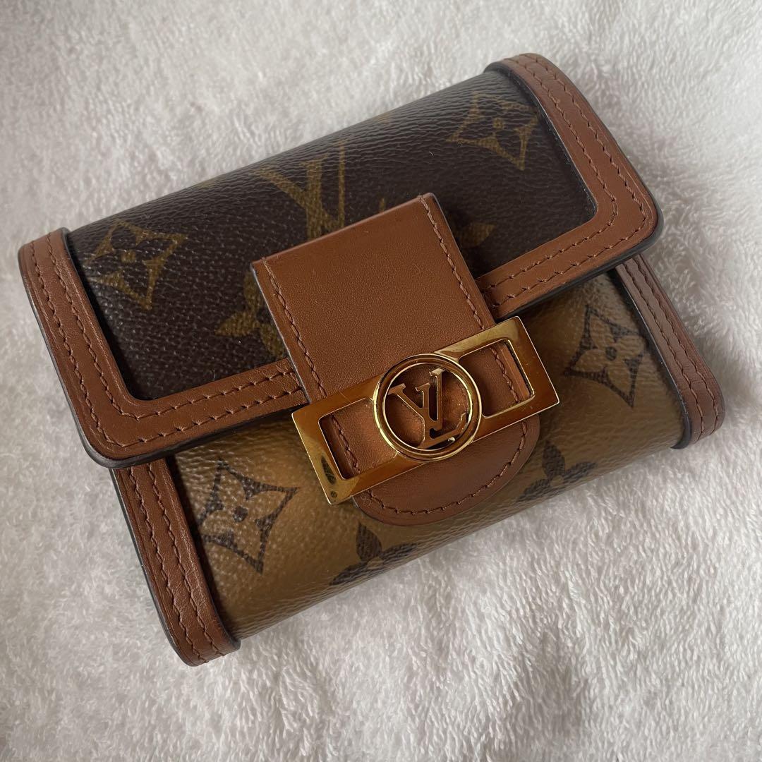 LOUIS VUITTON ブラウン 長財布 三つ折り