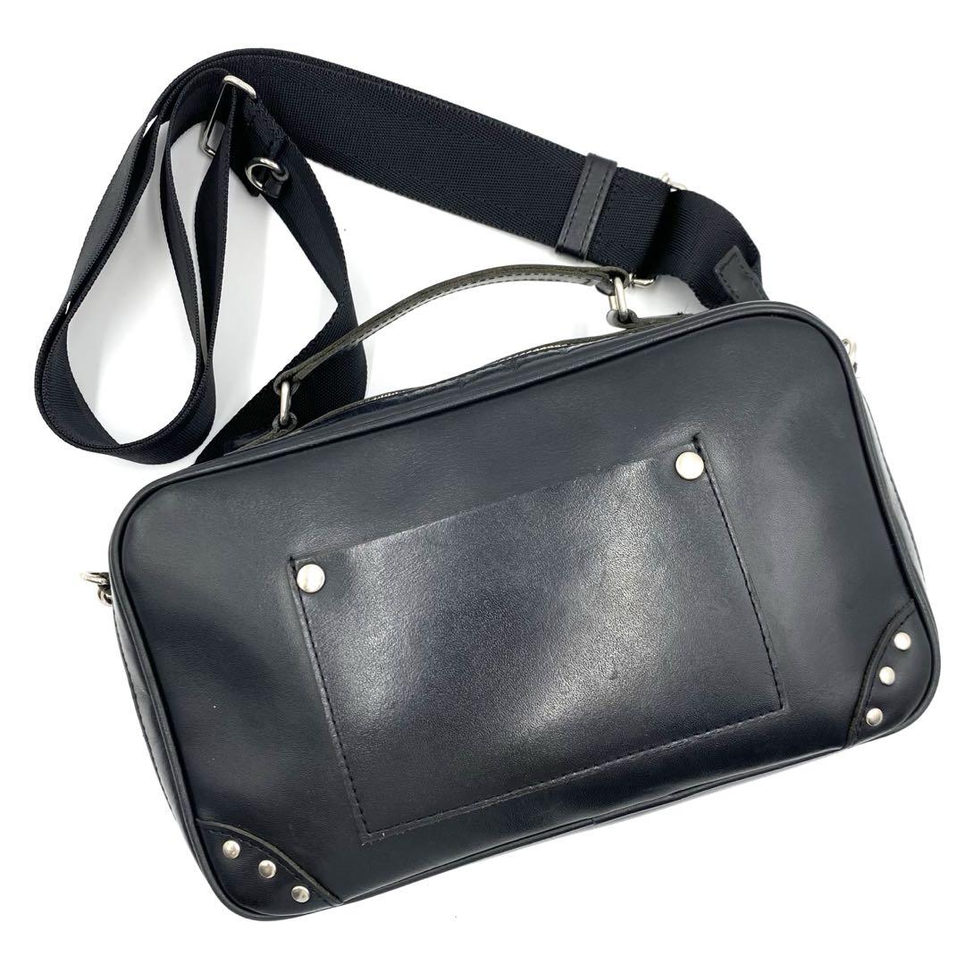 良品 トリコ ギャルソン レザー 2WAY バッグ モード ビンテージ メンズ 良品 トリコ ギャルソン レザー 2WAY バッグ モード ビンテージ