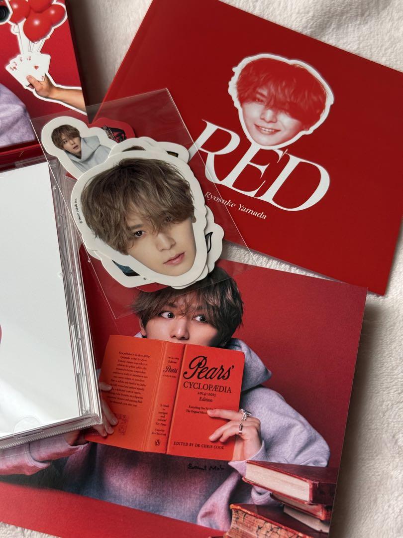 山田涼介 RED アルバム ファミクラ限定 Deep RED盤 特典付き