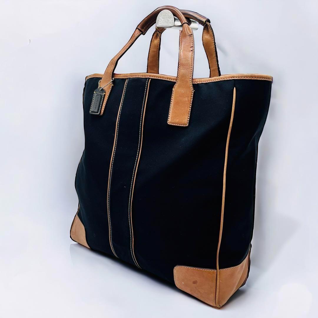美品✨ COACH コーチ トートバッグ 大容量 大きめ A4 ヌメ革