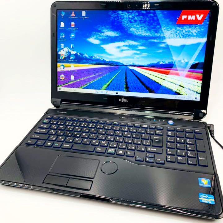 富士通ハイスペックノートパソコン カメラ付きZOOMオンライン在宅仕事 Wm3u0-m34698996887 国内最安値