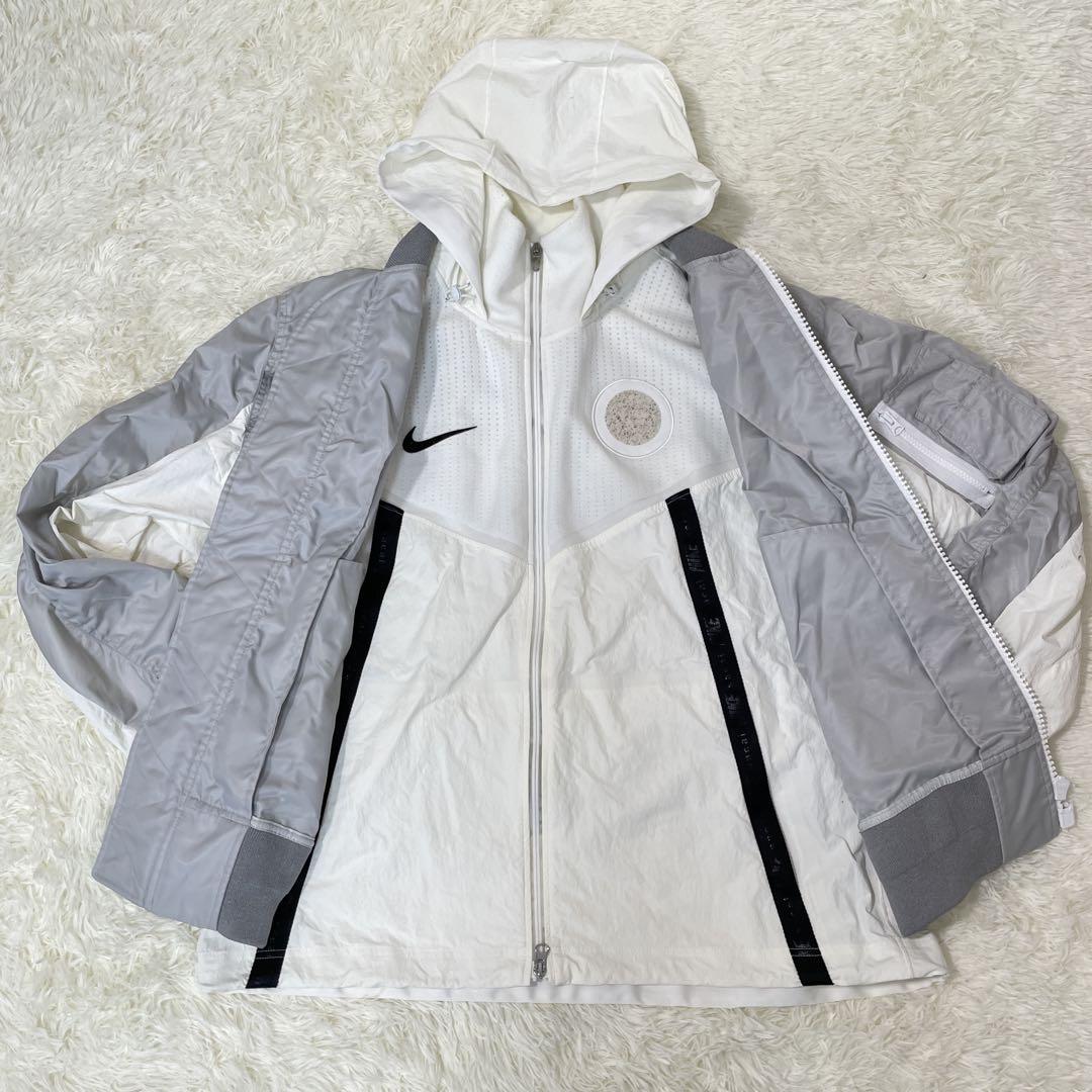 NIKE × sacai 綾野剛着 レイヤードボンバージャケット XL NIKE × sacai 綾野剛着 レイヤードボンバージャケット XL - メルカリ