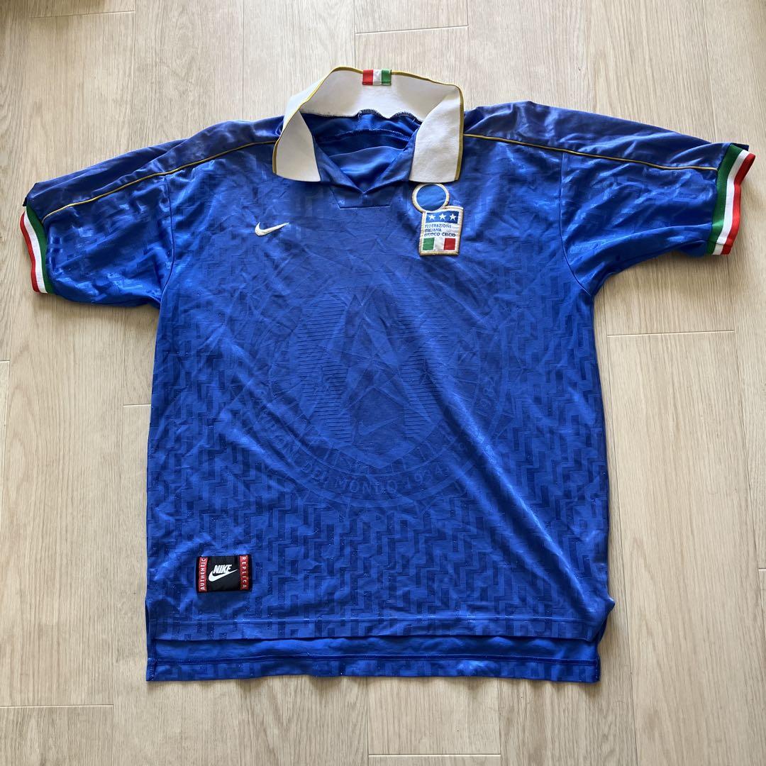 NIKE - イタリア代表 95' (AW) NIKE サッカーユニホーム 激レア