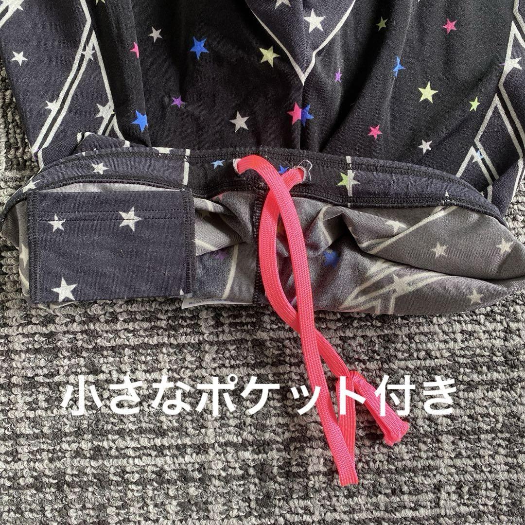 CWX☆星柄☆トレーニング☆タイツ☆黒