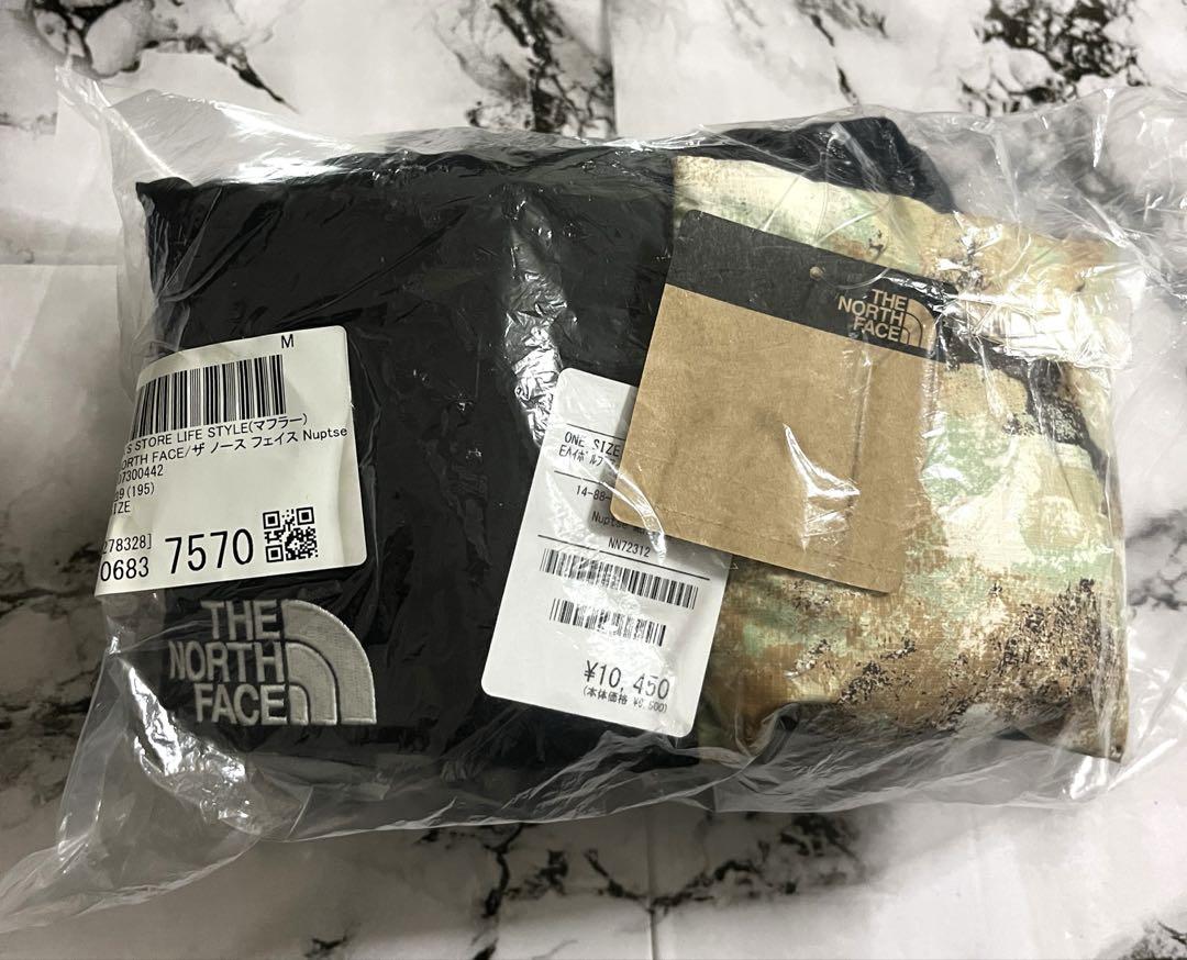 【新品タグ付き】ノースフェイス ヌプシ ダウンマフラー