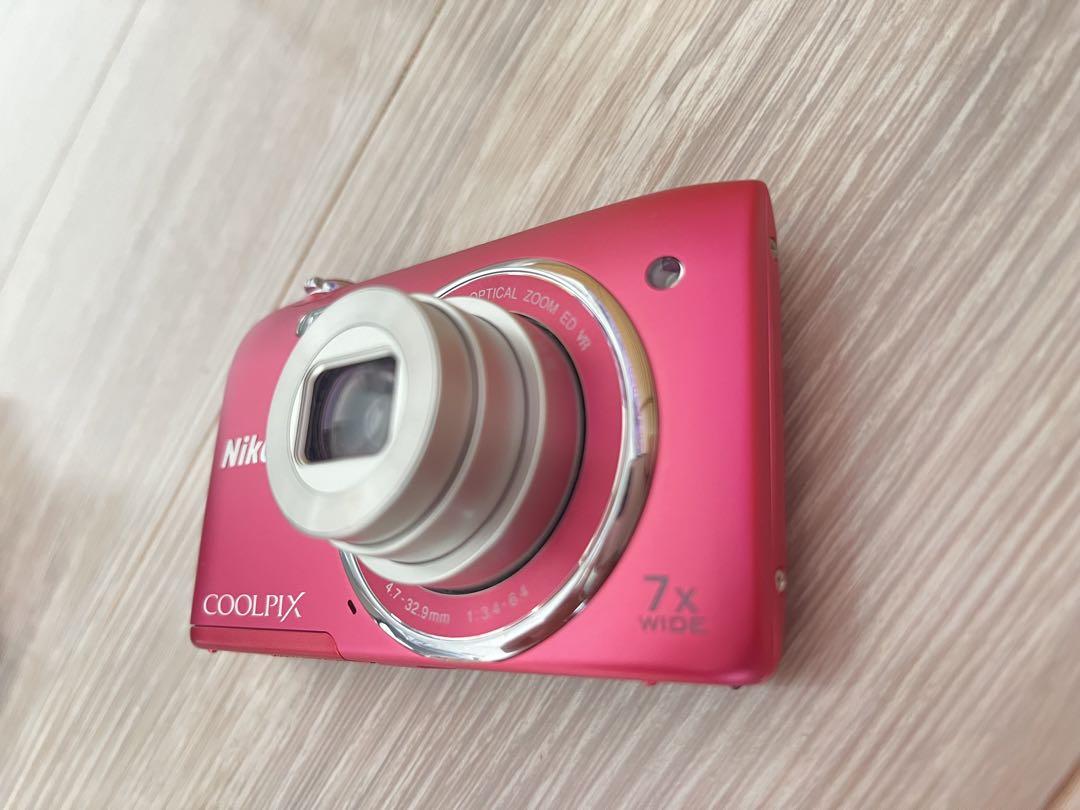 セール中！！美品！NikonCOOLPIX s3500ストロベリーピンク