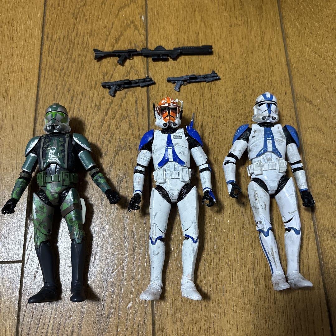 star wars ブラックシリーズ クローントルーパー 3体セット